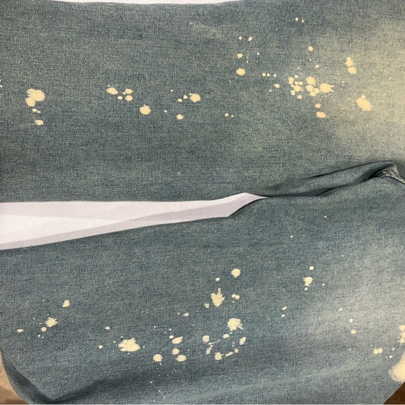 Boohoo Mens Distressed Blue Jeans - Picture 5 of 5